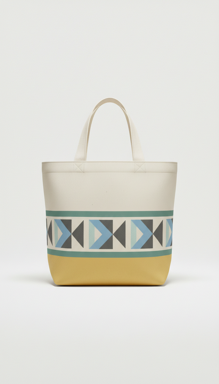 Canvas Tote Bag Reinforced Handles