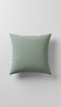 Soft sage throw pillow