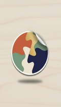 Round Peeled Sticker